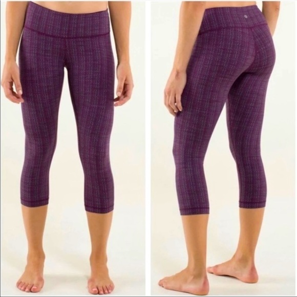 Lululemon Ziggy Wee Wunder Under Textured Crop